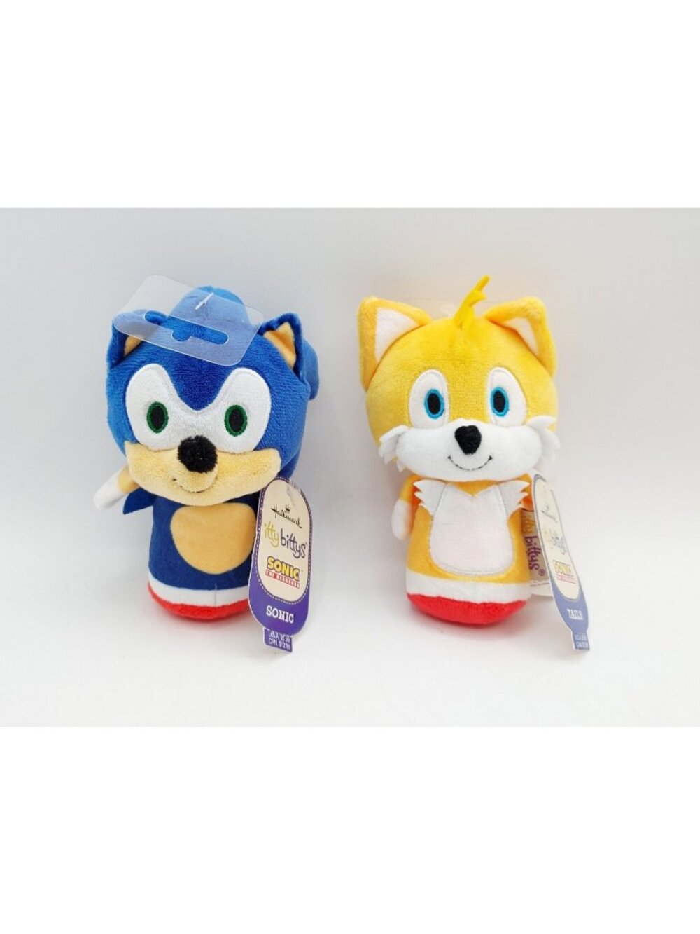 Hallmark Itty Bittys Sonic and Tails Mini Plush New with tags